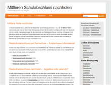 Tablet Screenshot of mittlere-reife-nachholen.de